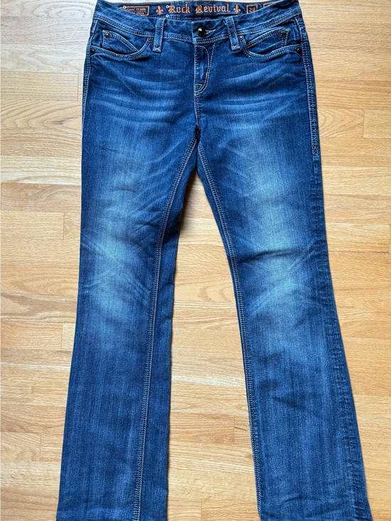 Rock Revival Denim - Rock Revival Medium Blue Bootcut Jeans size29